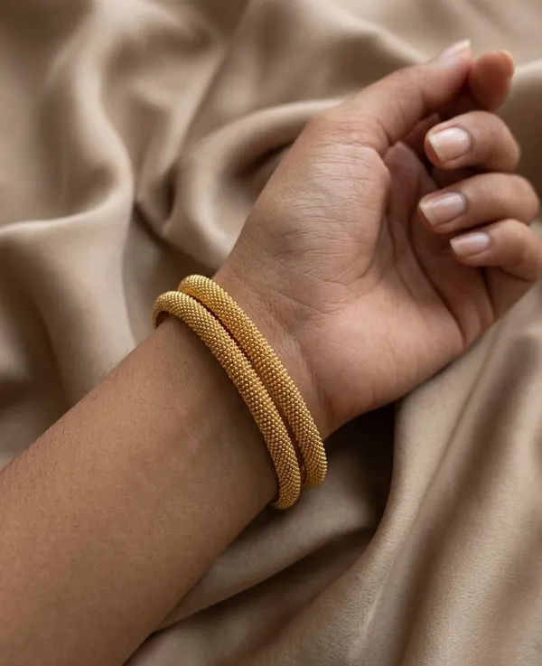 Antique_Textured_Gold_Bangles