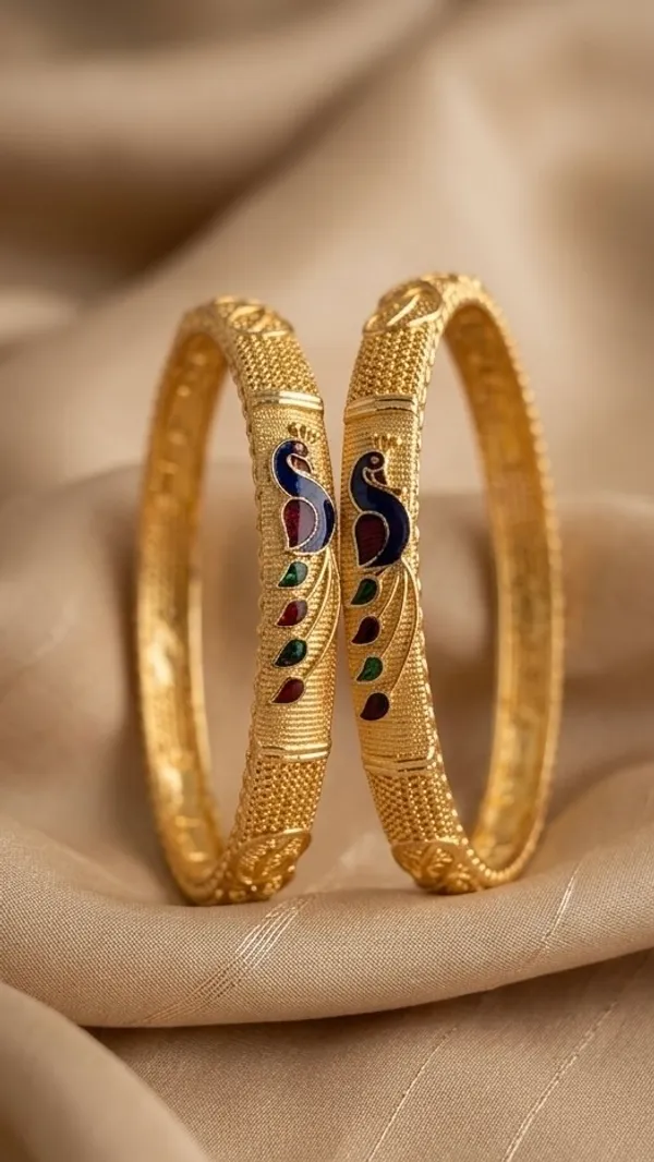 Golden_Traditional_Ethnic_Bangles_combo_Set_Of_3_For_Women