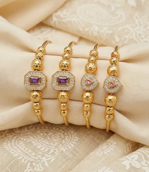 Golden_Traditional_Ethnic_Bangles_Set_Of_2_For_Women