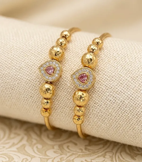 Golden_Traditional_Ethnic_Bangles_Set_Of_2_For_Women
