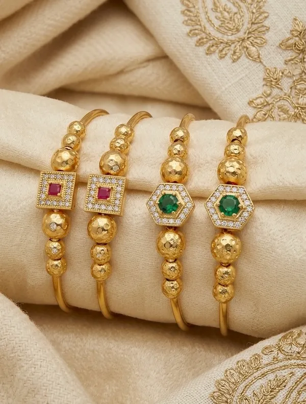 Golden_Traditional_Ethnic_Bangles_Set_Of_2_For_Women