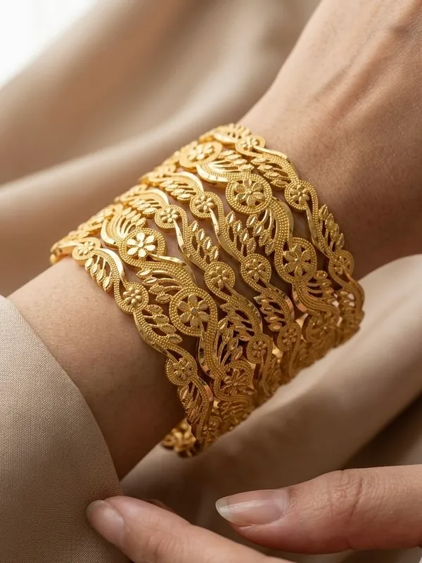 Gold-Toned_Traditional_Bangles_with_Ruby_Stone_and_CZ_Embellishments_(Set_of_2)