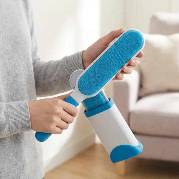 Pet_Hair_Remover_Brush_Set_with_Self-Cleaning_Base_-_Reusable_Lint_Roller_for_Dog_&_Cat_Hair