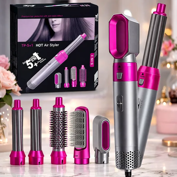 5-in-1_Multi-Functional_Hair_Styling_Tool_Set_with_Interchangeable_Attachments