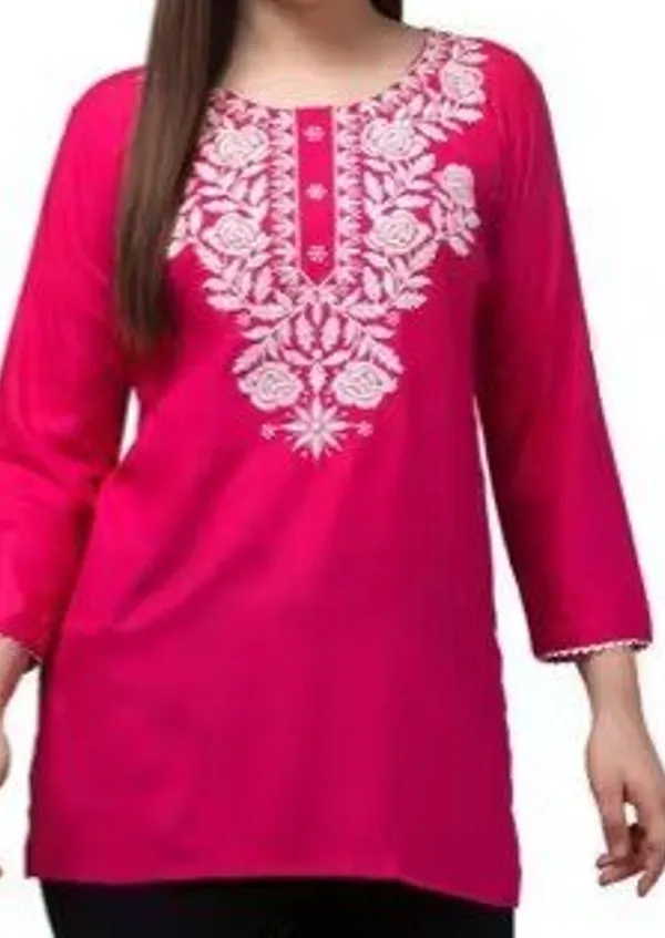 Pink_Cotton_Embroidered_Straight_Kurta_For_Women