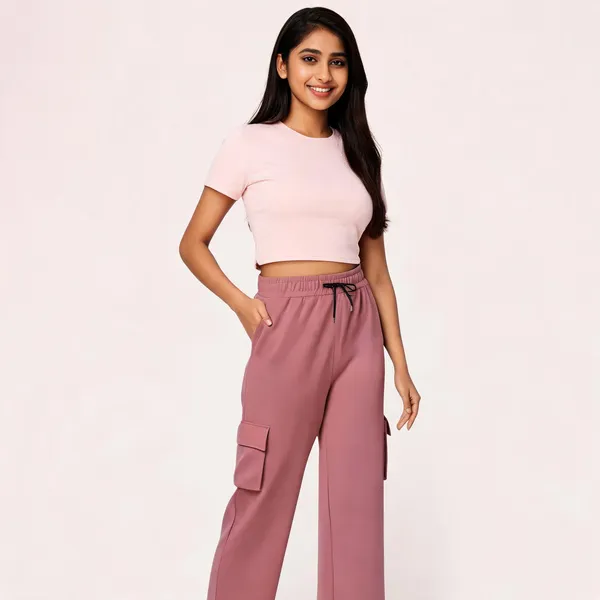 Dusty_Pink_Cargo_Straight_Fit_Trousers_For_Girls