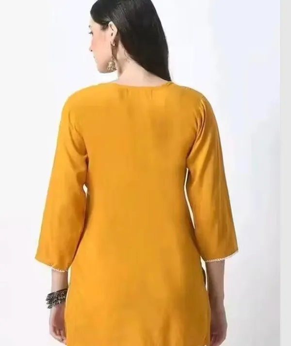 Mustard_Yellow_Embroidered_Kurta_For_Women