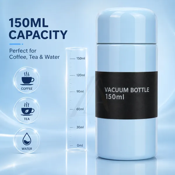 150ml_Stainless_Steel_Vacuum_Insulated_Bottle_|_Double_Wall_Flask_|_Leakproof_Hot_&_Cold_Water_Bottle_|_BPA_Free_Travel_Bottle_for_Office,_School,_Kids_&_Outdoor