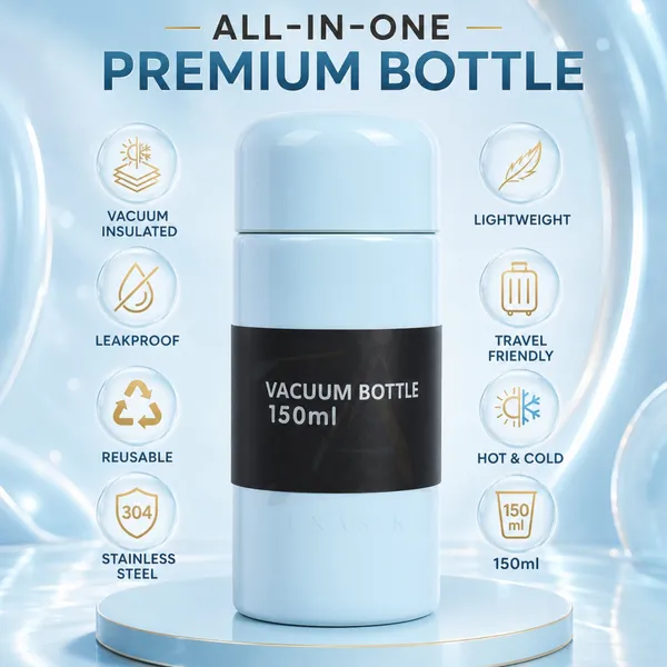 150ml_Stainless_Steel_Vacuum_Insulated_Bottle_|_Double_Wall_Flask_|_Leakproof_Hot_&_Cold_Water_Bottle_|_BPA_Free_Travel_Bottle_for_Office,_School,_Kids_&_Outdoor
