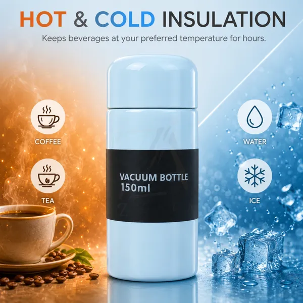 150ml_Stainless_Steel_Vacuum_Insulated_Bottle_|_Double_Wall_Flask_|_Leakproof_Hot_&_Cold_Water_Bottle_|_BPA_Free_Travel_Bottle_for_Office,_School,_Kids_&_Outdoor