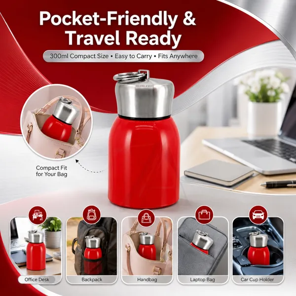 300ml_Insulated_Stainless_Steel_Water_Bottle_|_Hot_&_Cold_Vacuum_Flask_|_Leakproof_Travel_Bottle_for_Office,_Gym,_Car,_Women_&_Girls_Gift