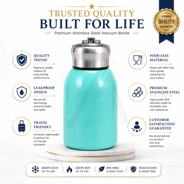 300ml_Insulated_Stainless_Steel_Water_Bottle_|_Hot_&_Cold_Vacuum_Flask_|_Leakproof_Travel_Bottle_for_Office,_Gym,_Car,_Women_&_Girls_Gift_(300ml,_Turquoise_Blue)