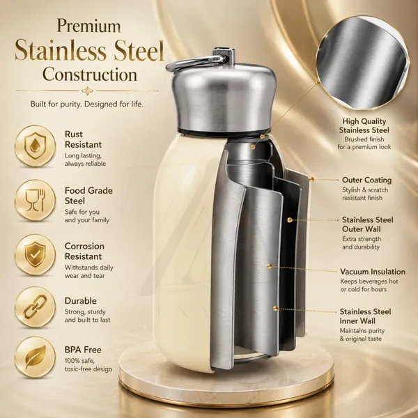 300ml_Insulated_Stainless_Steel_Water_Bottle_|_Hot_&_Cold_Vacuum_Flask_|_Leakproof_Travel_Bottle_for_Office,_Gym,_Car_&_Travel