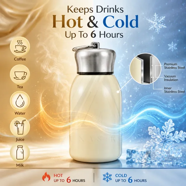 300ml_Insulated_Stainless_Steel_Water_Bottle_|_Hot_&_Cold_Vacuum_Flask_|_Leakproof_Travel_Bottle_for_Office,_Gym,_Car_&_Travel