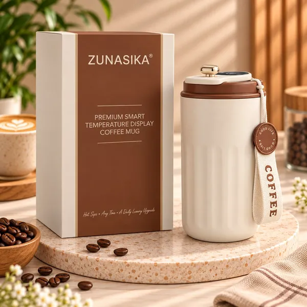 Cream_And_Brown_Insulated_Steel_With_Digital_Display_Travel_Mug