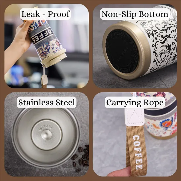Cream_Insulated_Stainless_Steel_With_Lid_And_Strap_Travel_Coffee_Mug