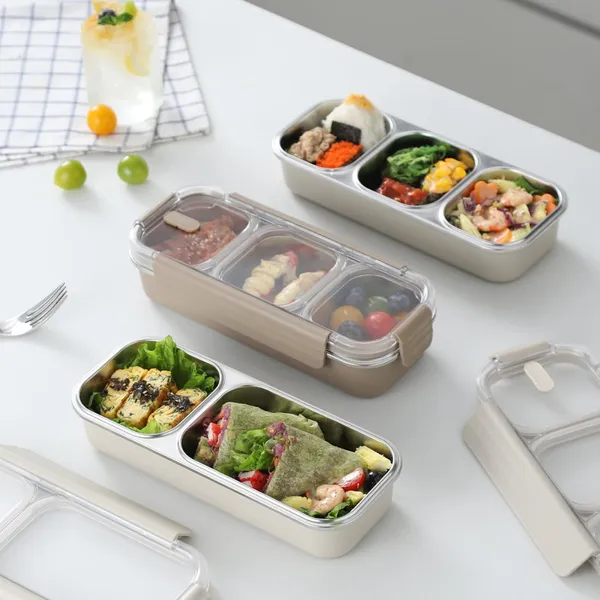 Beige_Stainless_Steel_Compartments_With_Lunch_Box