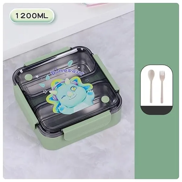Green_Stainless_Steel_Insulated_Compartments_With_Lunch_Box