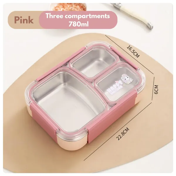 Pink_Stainless_Steel_Compartment_Lunch_Box