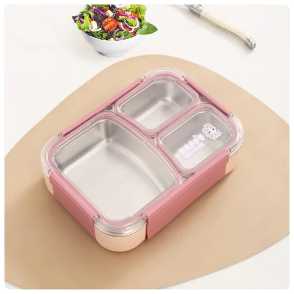Pink_Stainless_Steel_Compartment_Lunch_Box