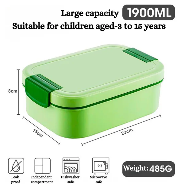 Green_Stackable_Dividers_And_Utensils_With_Lunch_Box