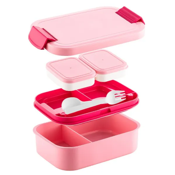Pink_Stackable_Dividers_And_Utensils_With_Lunch_Box