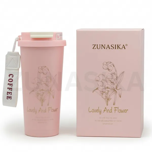 Pink_Insulated_Stainless_Steel_Lid_And_Strap_Travel_Coffee_Mug