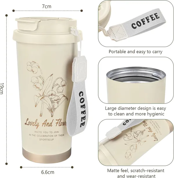 White_Insulated_Stainless_Steel_Lid_And_Strap_Travel_Coffee_Mug
