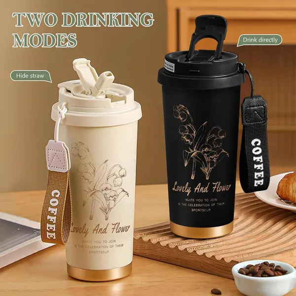 Black_Insulated_Stainless_Steel_Lid_And_Strap_Travel_Coffee_Mug