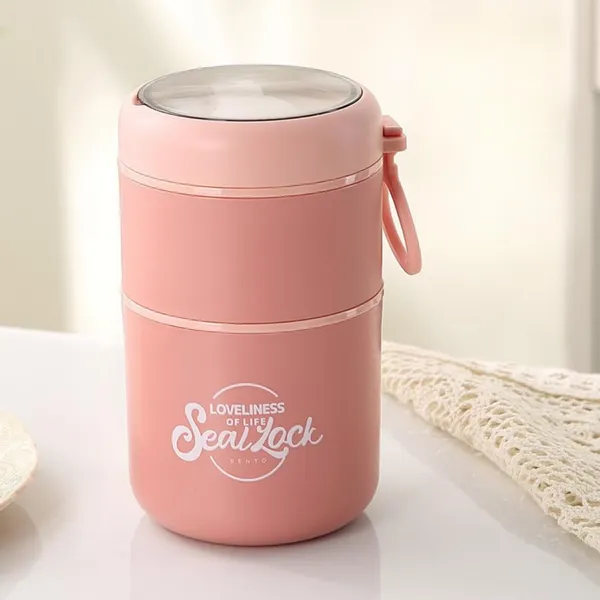 Light_Pink_Stainless_Steel_Insulated_Lunch_Box_With_Spoon