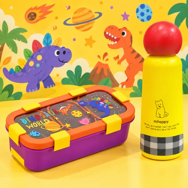 Kids_Lunch_Box_&_Water_Bottle_Combo,_500ml_3_Compartment_Lunch_Box_with_380ml_Water_Bottle,_School_Tiffin_Set_for_Kids,_Boys_&_Girls,_Astronaut_Space_Design