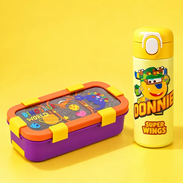 Kids_Lunch_Box_&_Water_Bottle_Combo,_500ml_3_Compartment_Lunch_Box_with_500ml_Water_Bottle,_School_Tiffin_Set_for_Kids,_Boys_&_Girls