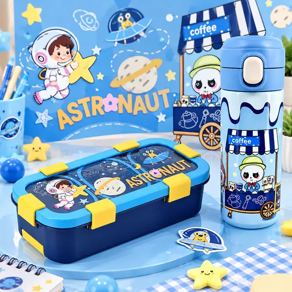 Kids_Lunch_Box_&_Water_Bottle_Combo,_500ml_3_Compartment_Lunch_Box_with_500ml_Water_Bottle,_School_Tiffin_Set_for_Kids,_Boys_&_Girls,_Blue_Astronaut_Design