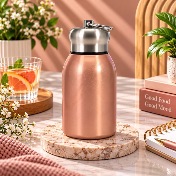 300ml_Insulated_Stainless_Steel_Water_Bottle_|_Hot_&_Cold_Vacuum_Flask_|_Leakproof_Travel_Bottle_for_Office,_Gym,_Car,_Women_&_Girls_Gift_(300ml,_Rose_Gold/Copper)