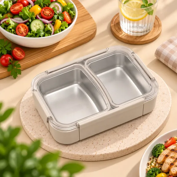 Beige_Stainless_3_Compartment_Steel_Lunch_Box