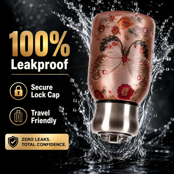 Premium_Butterfly_Print_300ml_Insulated_Stainless_Steel_Water_Bottle_|_Hot_&_Cold_Vacuum_Flask_|_Leakproof_Travel_Bottle_for_Office,_Gym,_Car,_Women_&_Girls_Gift_(300ml,_Butterfly)