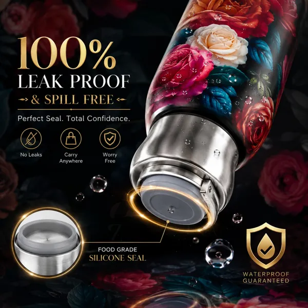 Print_300ml_Insulated_Stainless_Steel_Water_Bottle_|_Hot_&_Cold_Vacuum_Flask_|_Leakproof_Travel_Bottle_for_Office,_Gym,_Car,_Women_&_Girls_Gift