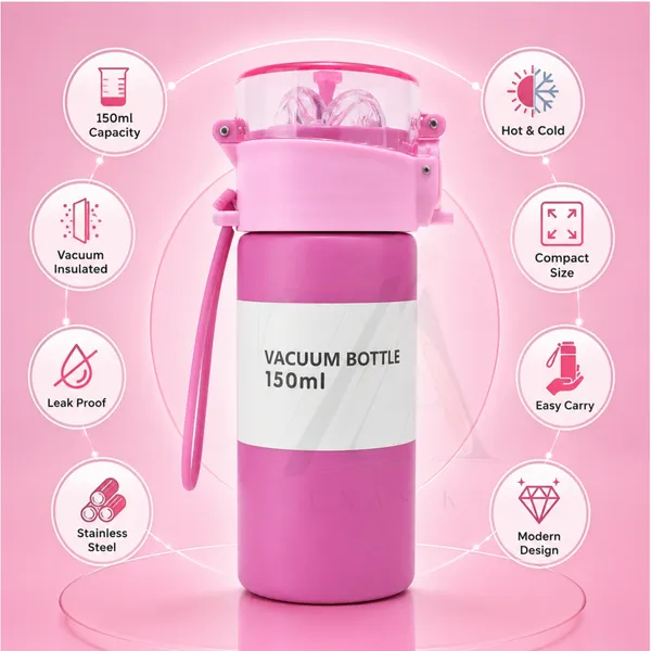 Stainless_Steel_Thermos_Flask_150ml_with_Click_Open_Straw_Lid_|_Premium_Vacuum_Insulated_Mini_Water_Bottle