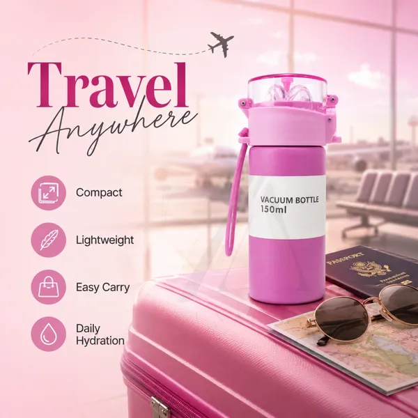Stainless_Steel_Thermos_Flask_150ml_with_Click_Open_Straw_Lid_|_Premium_Vacuum_Insulated_Mini_Water_Bottle