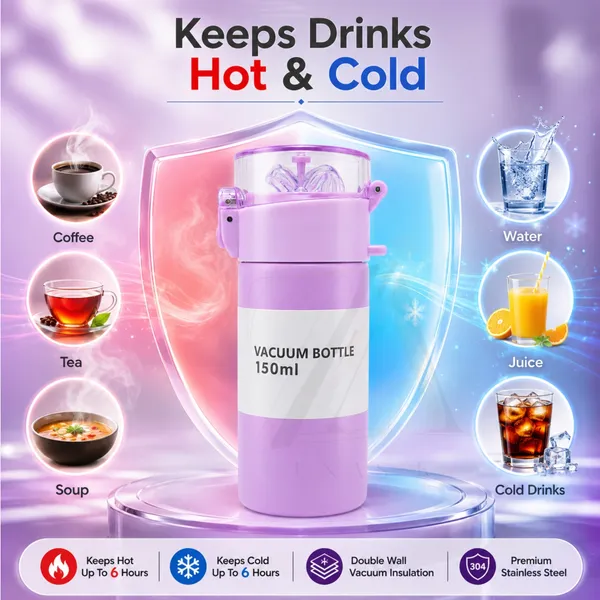 Stainless_Steel_Thermos_Flask_150ml_with_Click_Open_Straw_Lid_|_Premium_Vacuum_Insulated_Mini_Water_Bottle