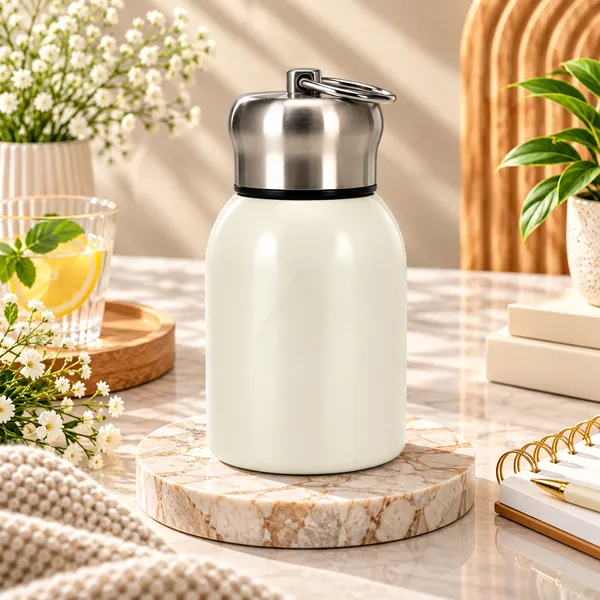 300ml_Insulated_Stainless_Steel_Water_Bottle_|_Hot_&_Cold_Vacuum_Flask_|_Leakproof_Travel_Bottle_for_Office,_Gym,_Car,_Women_&_Girls_Gift_(300ml,_Off-White)