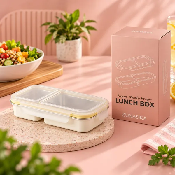 Pink_Stainless_Steel_Compartments_With_Lunch_Box
