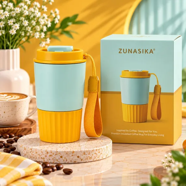 Mint_Yellow_Insulated_With_Lid_And_Strap_Travel_Coffee_Mug
