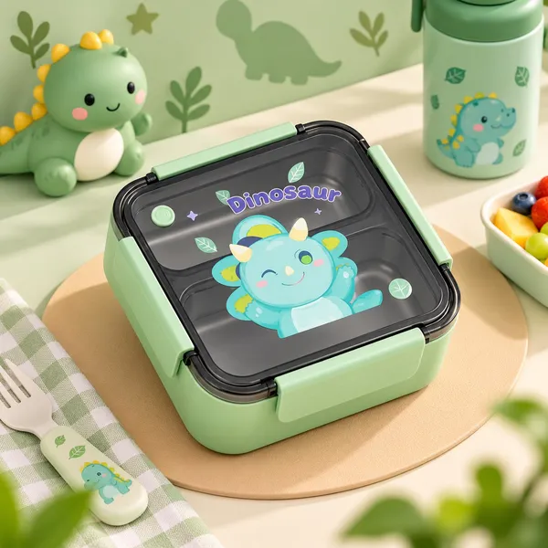 Green_Stainless_Steel_Insulated_Compartments_With_Lunch_Box