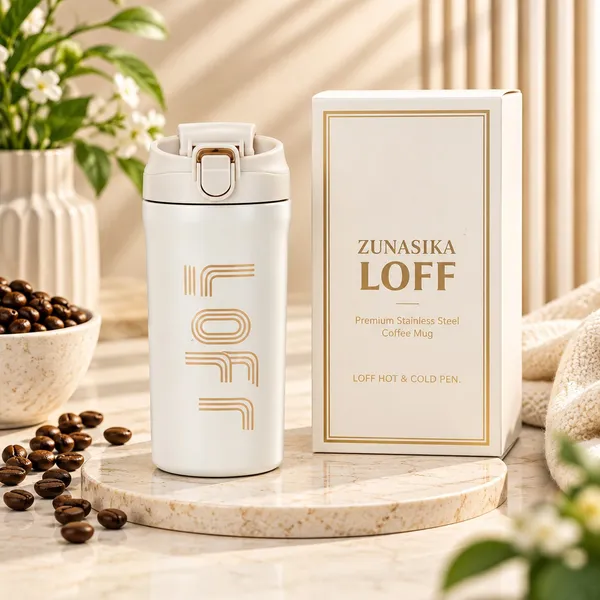 White_Stainless_Steel_Vacuum_Insulated_Coffee_Mug