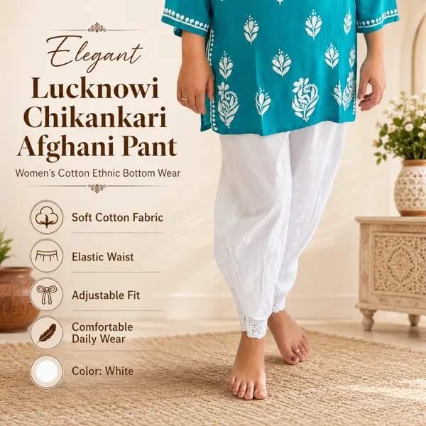 Women's_Cotton_Lucknow_Chikankari_Afghani_Pant_Free_Big_Size_Fit_Up_to_48_Size