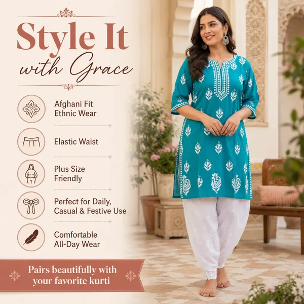 Women's_Cotton_Lucknow_Chikankari_Afghani_Pant_Free_Big_Size_Fit_Up_to_48_Size
