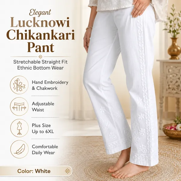 Women'S_Lycra_Fabric_Lucknowi_Hand_Chikankari_Work_Pant_With_Chakwork_Big_Size_Fit_Upto_5Xl_Size