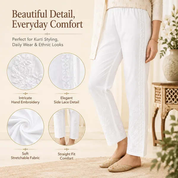 Women'S_Lycra_Fabric_Lucknowi_Hand_Chikankari_Work_Pant_With_Chakwork_Big_Size_Fit_Upto_5Xl_Size