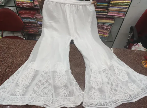 Women'S_Georgette_Chikankari_Kali_Sharara_Crafted_With_Handwork